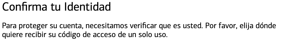 Confirma tu dispositivo